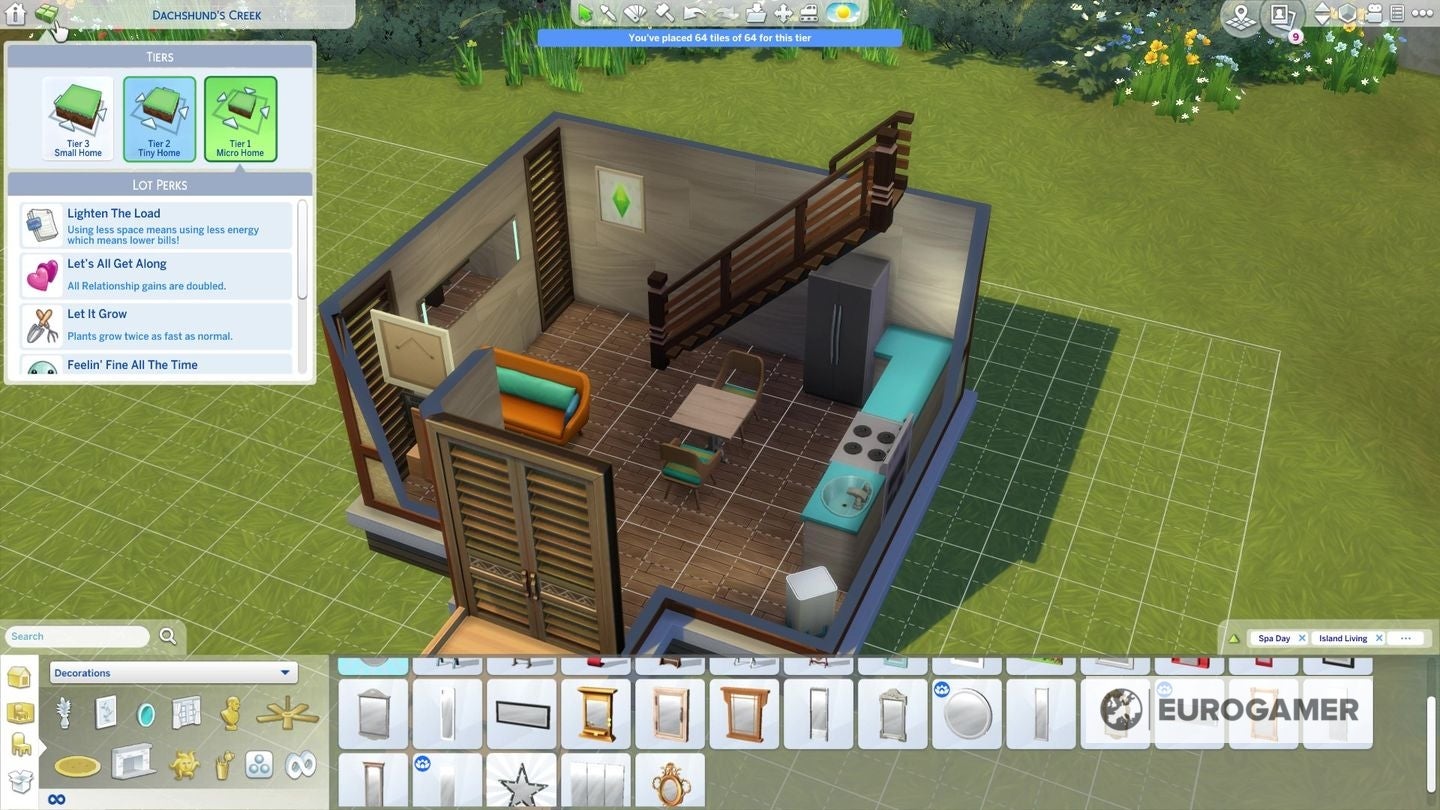 The Sims 4 Tiny Living guide, how to get the most out of your Tiny Home Residential Lot